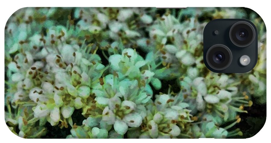 White Wildflowers - Phone Case