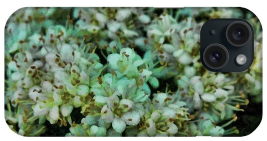 White Wildflowers - Phone Case