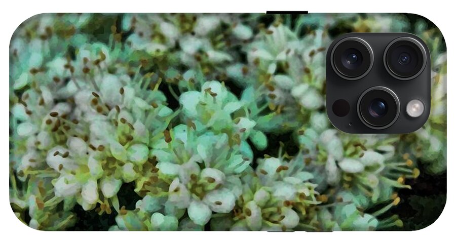 White Wildflowers - Phone Case
