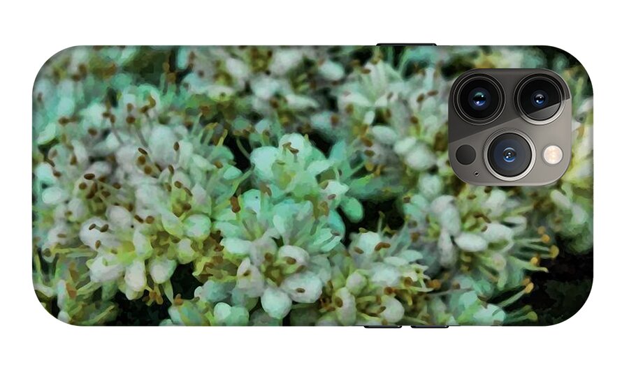 White Wildflowers - Phone Case