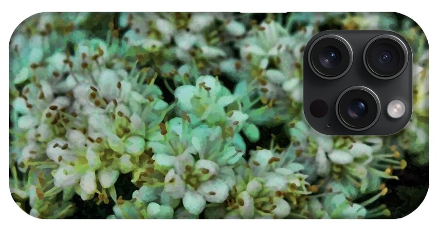 White Wildflowers - Phone Case