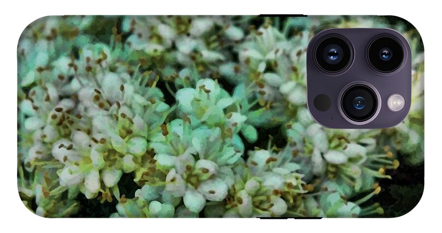 White Wildflowers - Phone Case