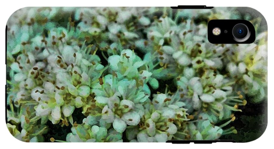 White Wildflowers - Phone Case
