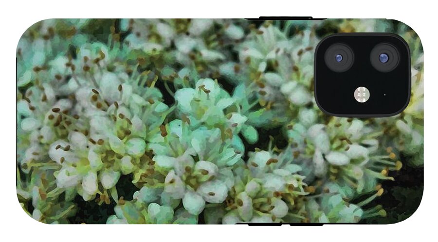 White Wildflowers - Phone Case