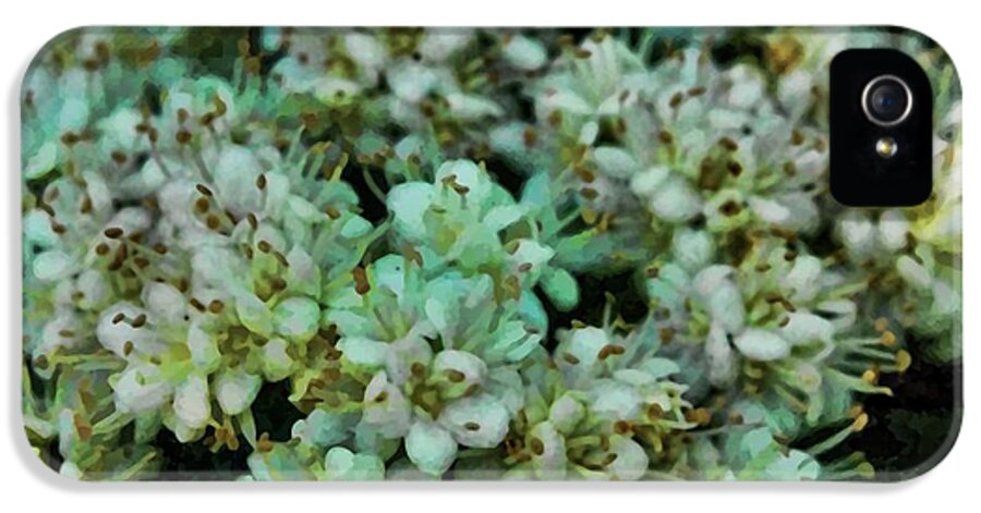 White Wildflowers - Phone Case