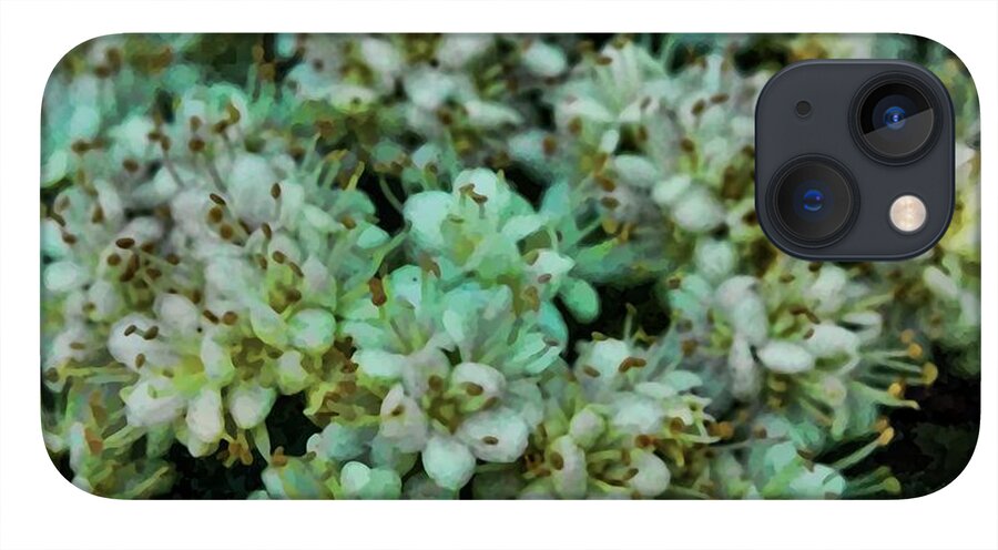 White Wildflowers - Phone Case