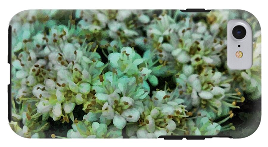 White Wildflowers - Phone Case