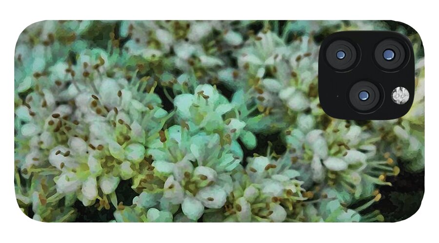 White Wildflowers - Phone Case