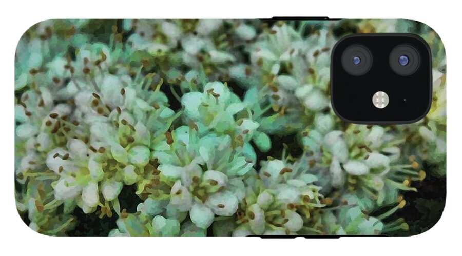 White Wildflowers - Phone Case