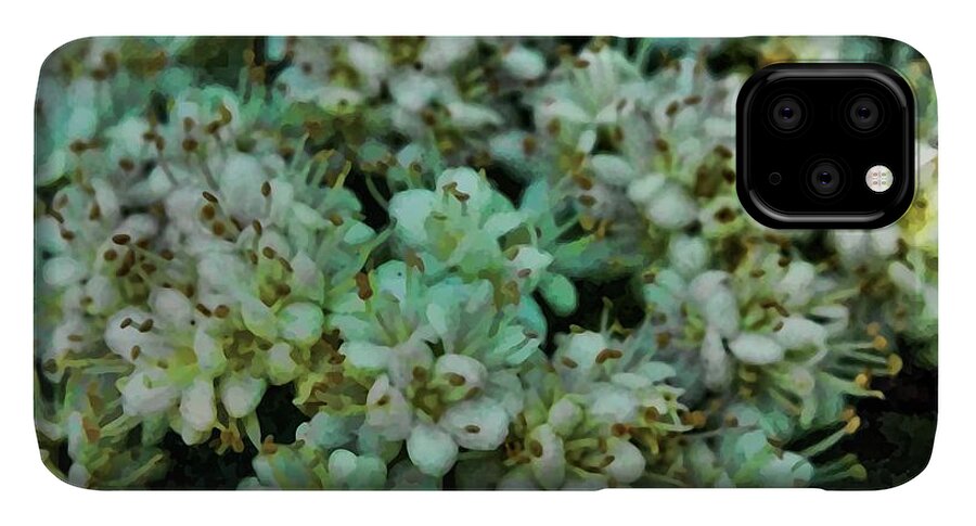 White Wildflowers - Phone Case