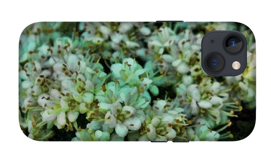 White Wildflowers - Phone Case