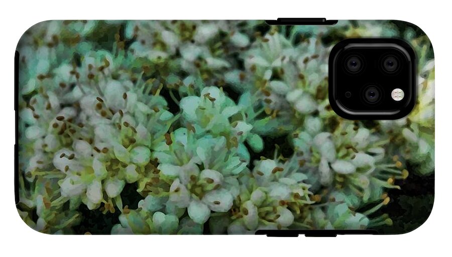White Wildflowers - Phone Case