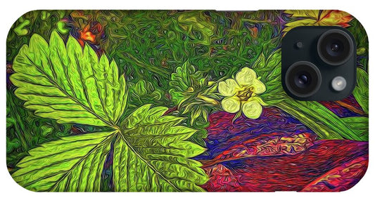 Wild Strawberry Plant - Phone Case
