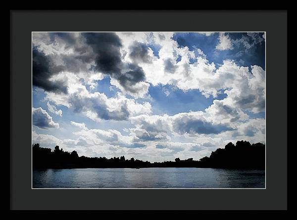 Wisconsin Lake Landscape - Framed Print