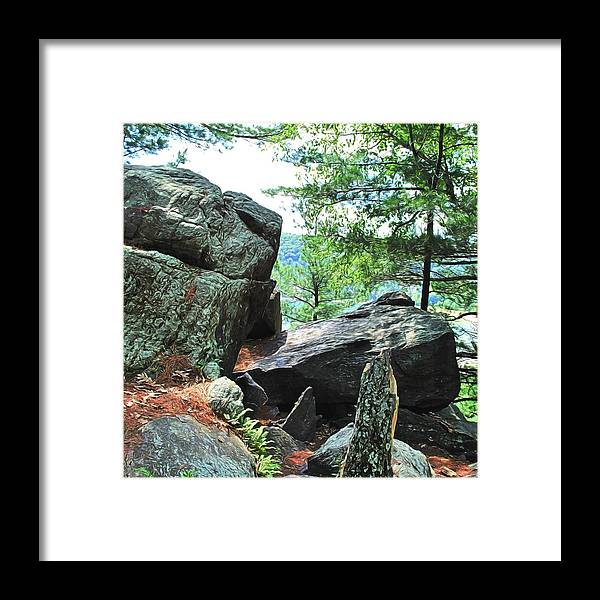 Wisconsin lake Parkland - Framed Print