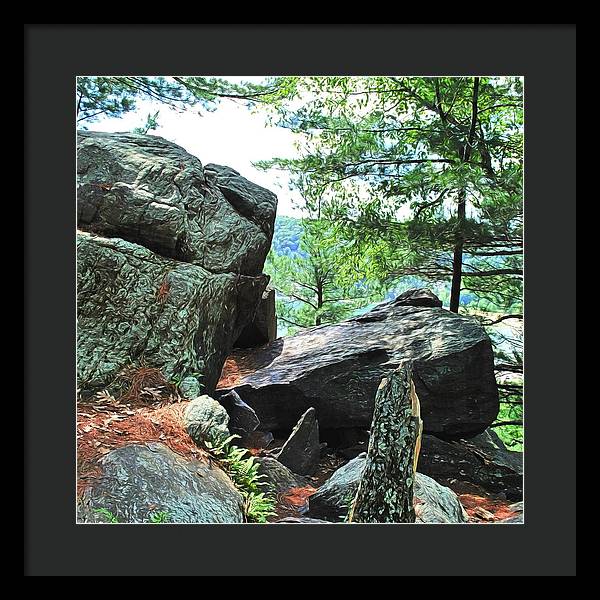Wisconsin lake Parkland - Framed Print