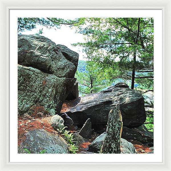 Wisconsin lake Parkland - Framed Print