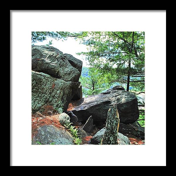 Wisconsin lake Parkland - Framed Print