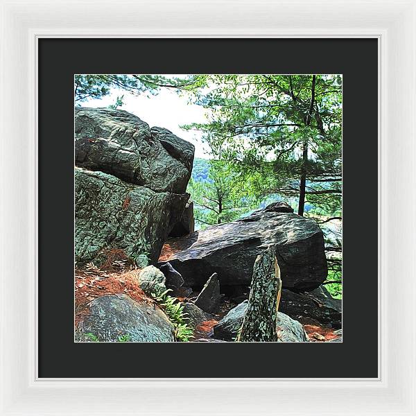 Wisconsin lake Parkland - Framed Print