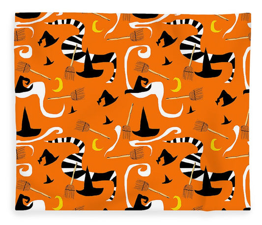 Witches Hats and Brooms - Blanket