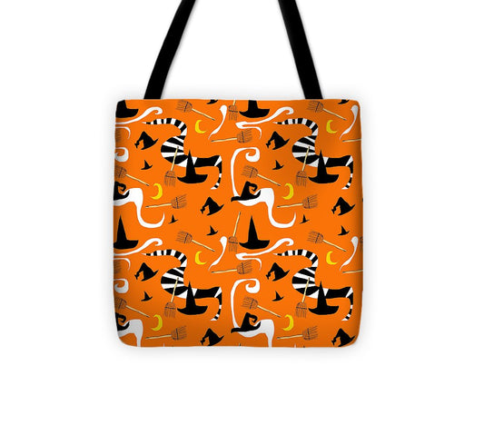 Witches Hats and Brooms - Tote Bag