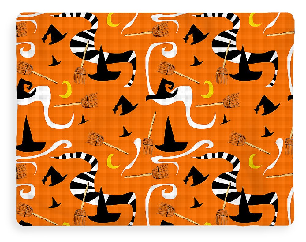 Witches Hats and Brooms - Blanket