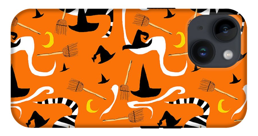 Witches Hats and Brooms - Phone Case