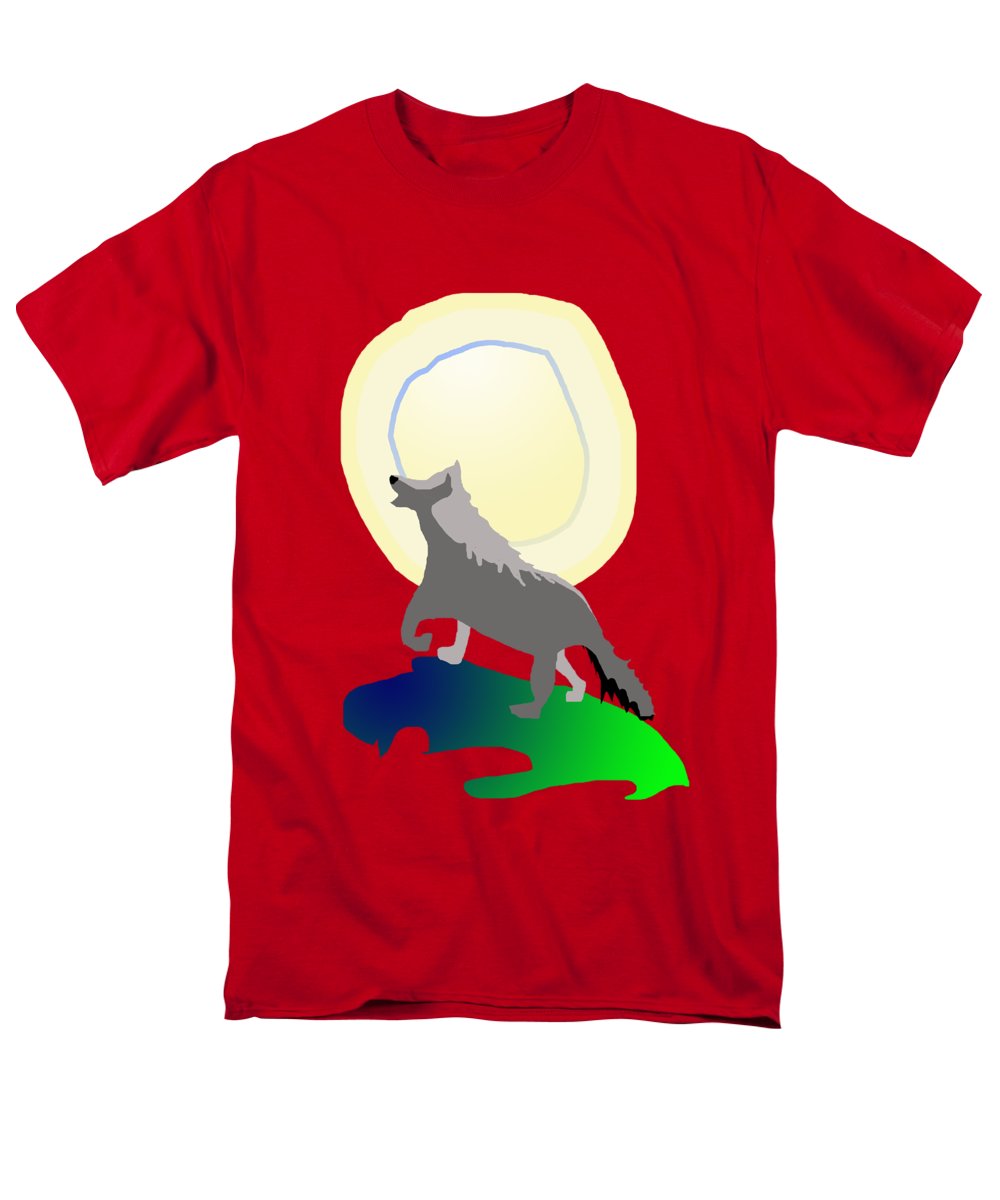 Wolf Moon - Men's T-Shirt  (Regular Fit)