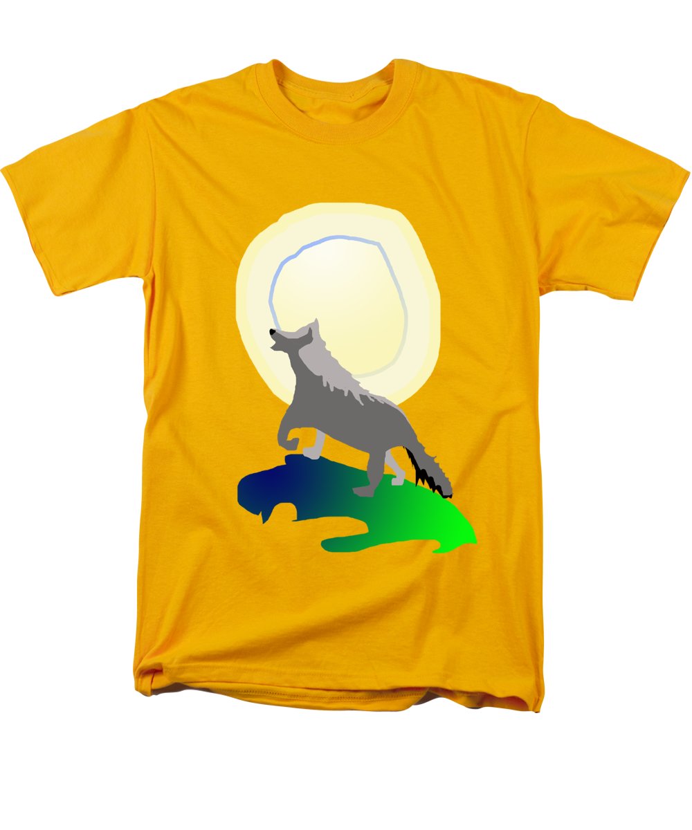 Wolf Moon - Men's T-Shirt  (Regular Fit)