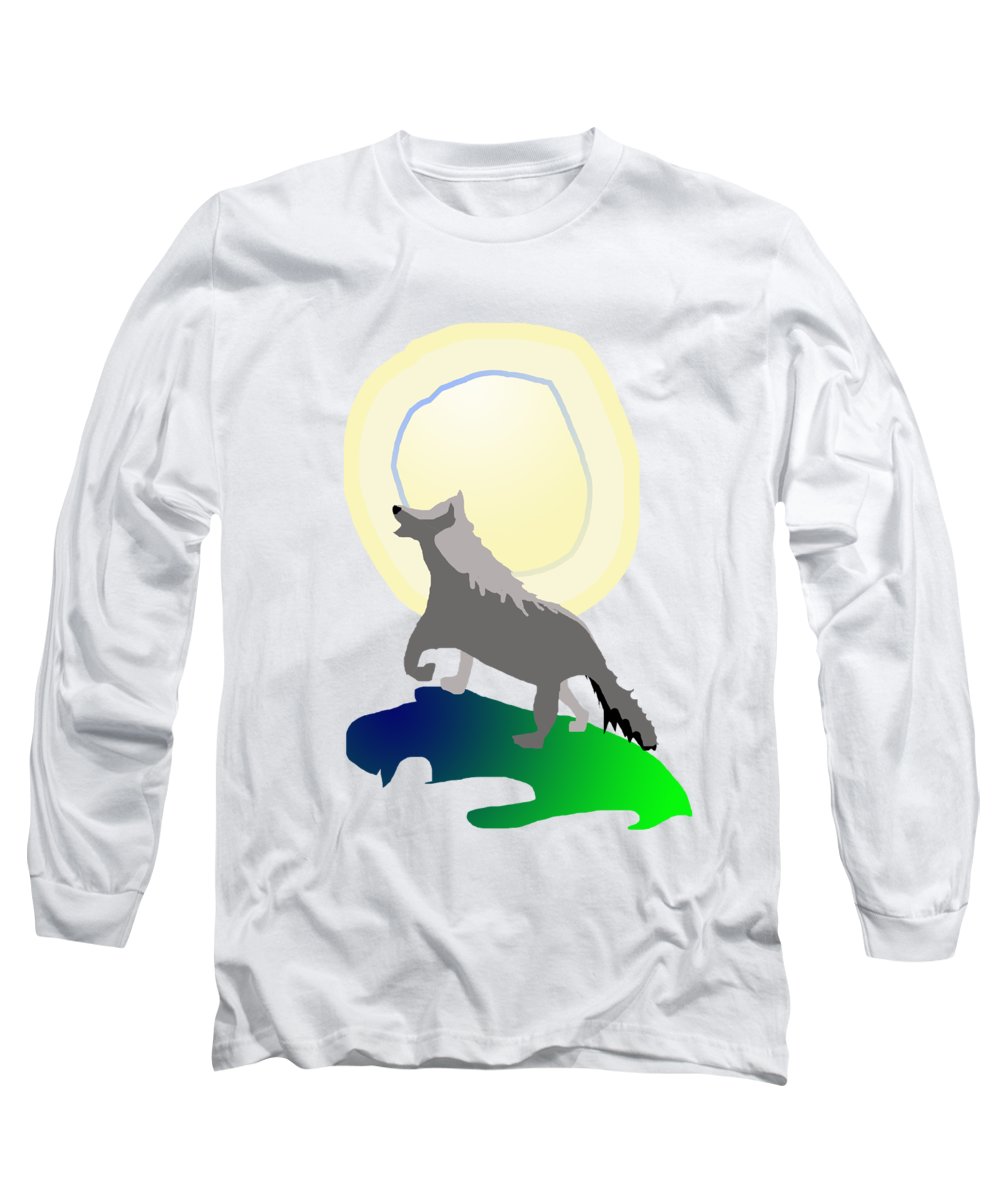 Wolf Moon - Long Sleeve T-Shirt