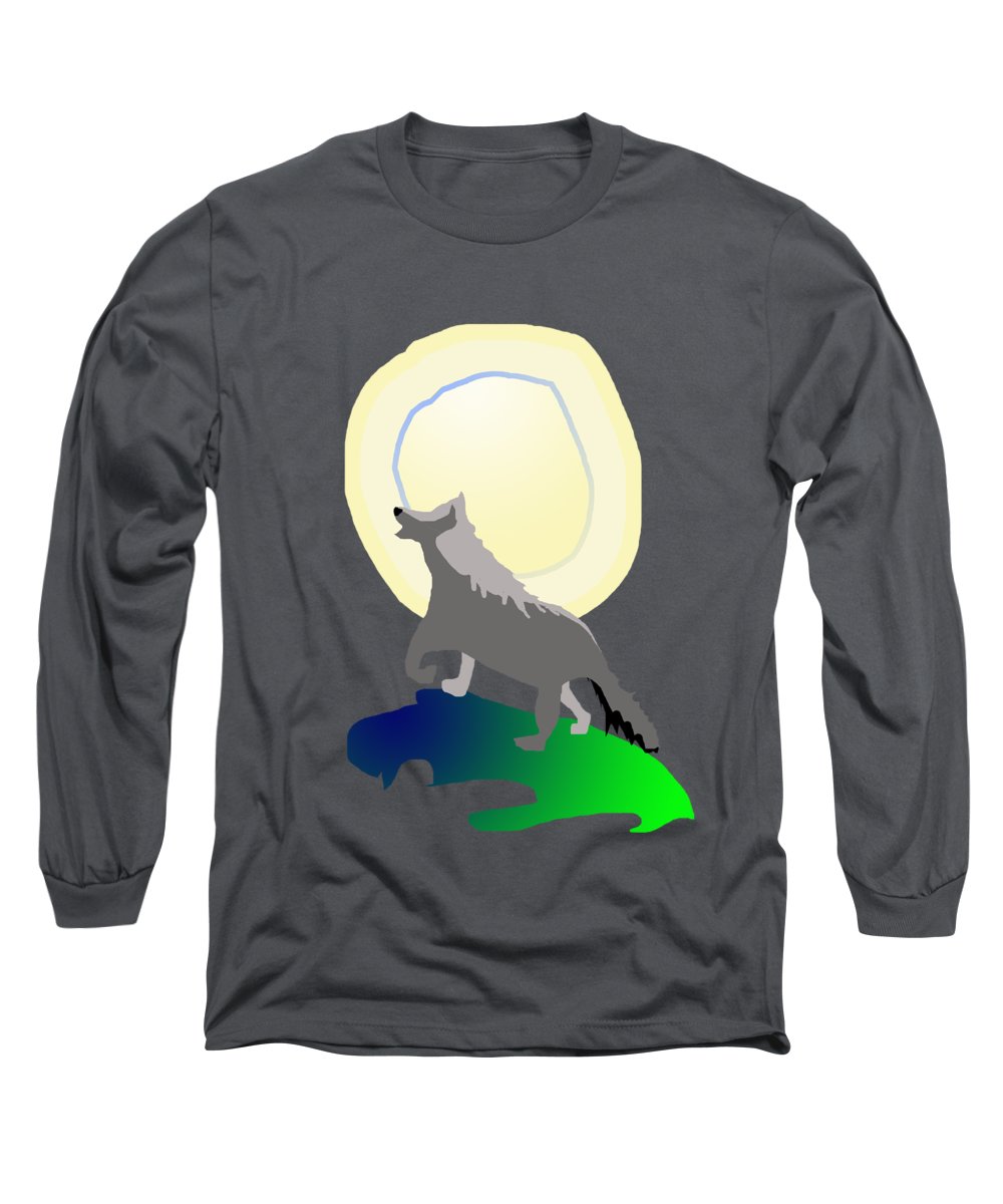 Wolf Moon - Long Sleeve T-Shirt