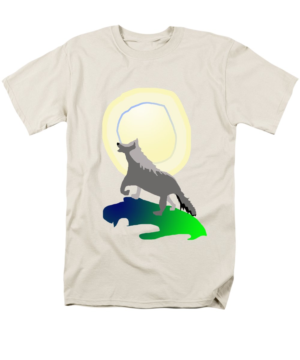 Wolf Moon - Men's T-Shirt  (Regular Fit)