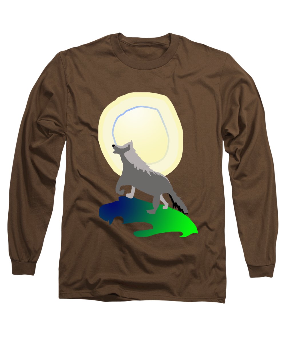 Wolf Moon - Long Sleeve T-Shirt
