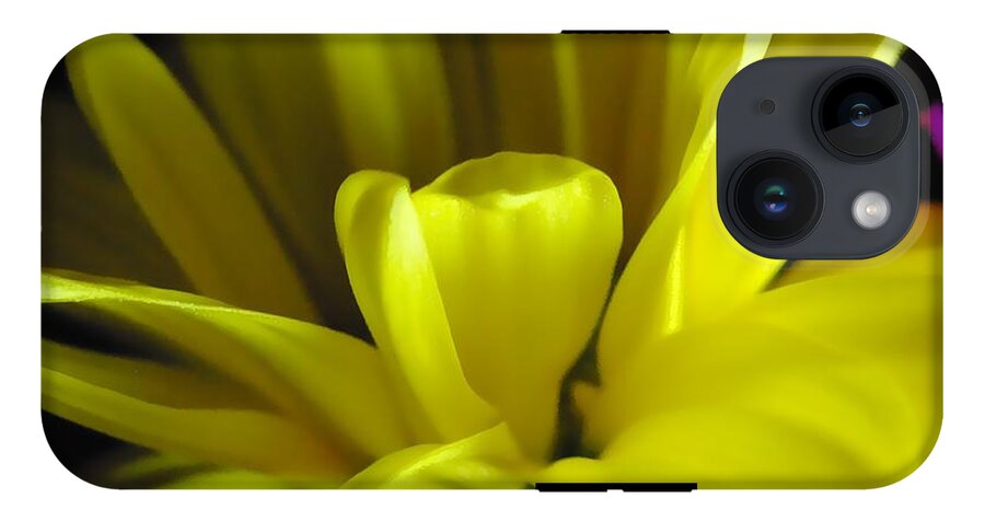 Yellow Daisy All Wild In The Morning - Phone Case
