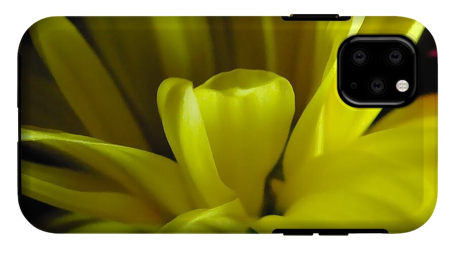 Yellow Daisy All Wild In The Morning - Phone Case