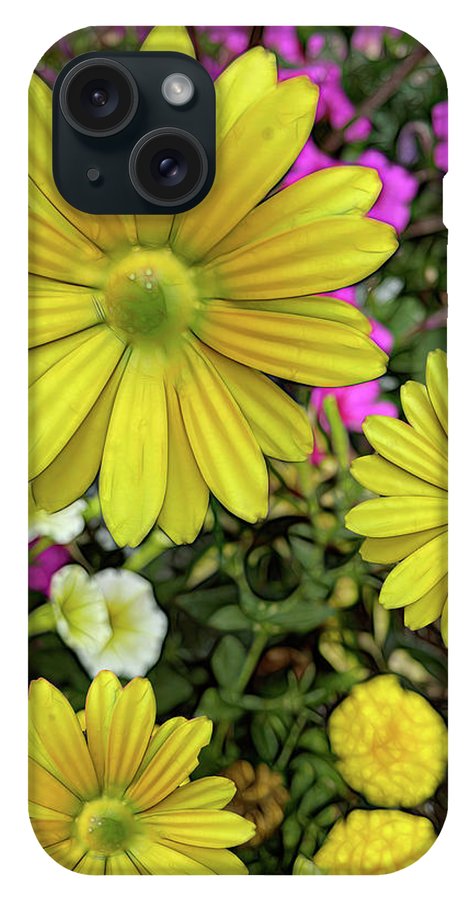 Yellow Daisy Garden - Phone Case