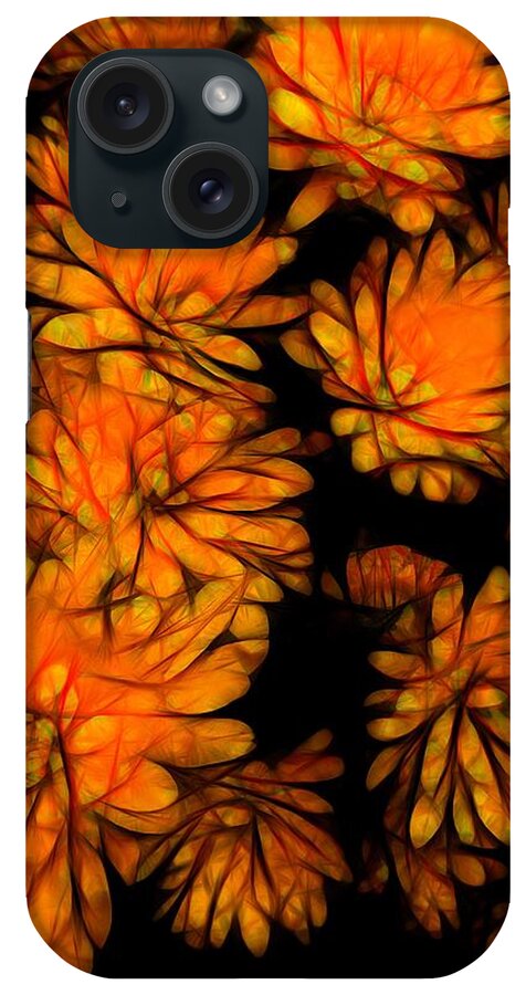 Yellow Flower Abstract - Phone Case