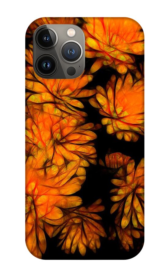 Yellow Flower Abstract - Phone Case
