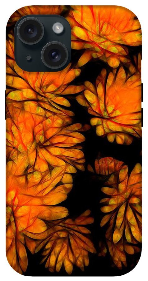 Yellow Flower Abstract - Phone Case