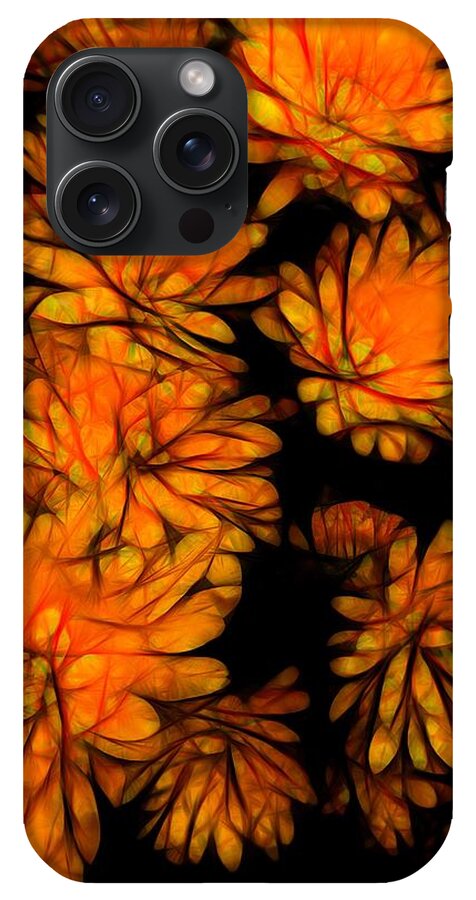 Yellow Flower Abstract - Phone Case
