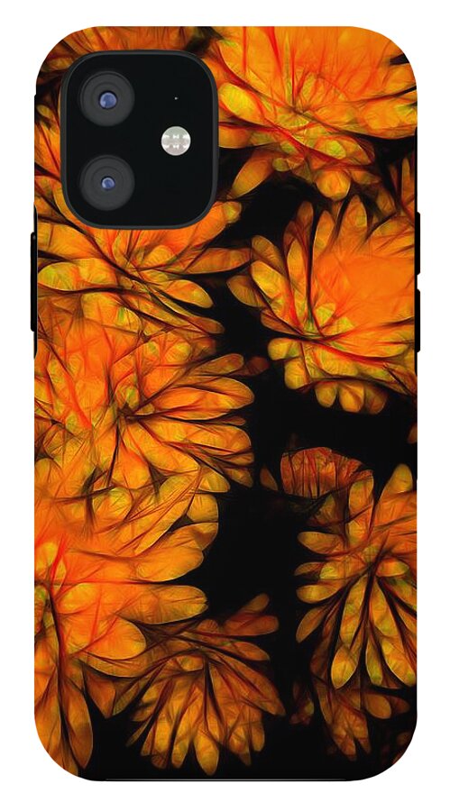 Yellow Flower Abstract - Phone Case