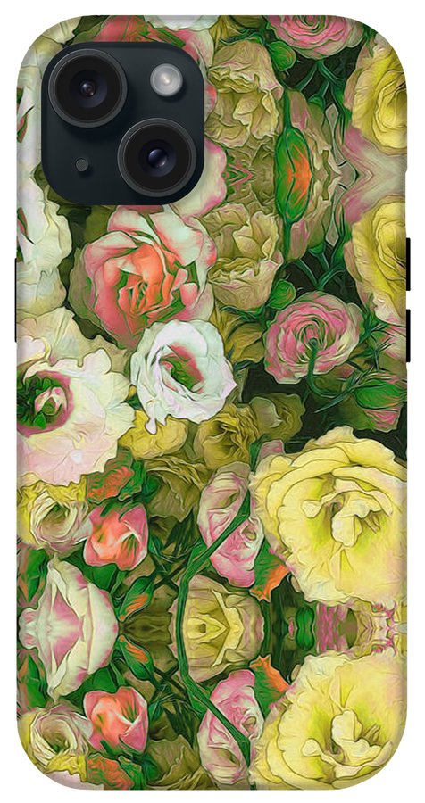 Yellow Flower Kaleidoscope - Phone Case
