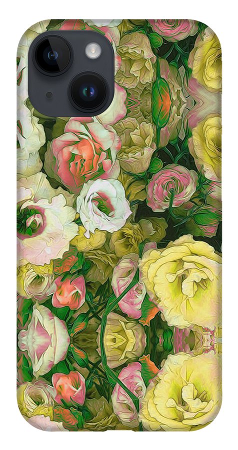 Yellow Flower Kaleidoscope - Phone Case