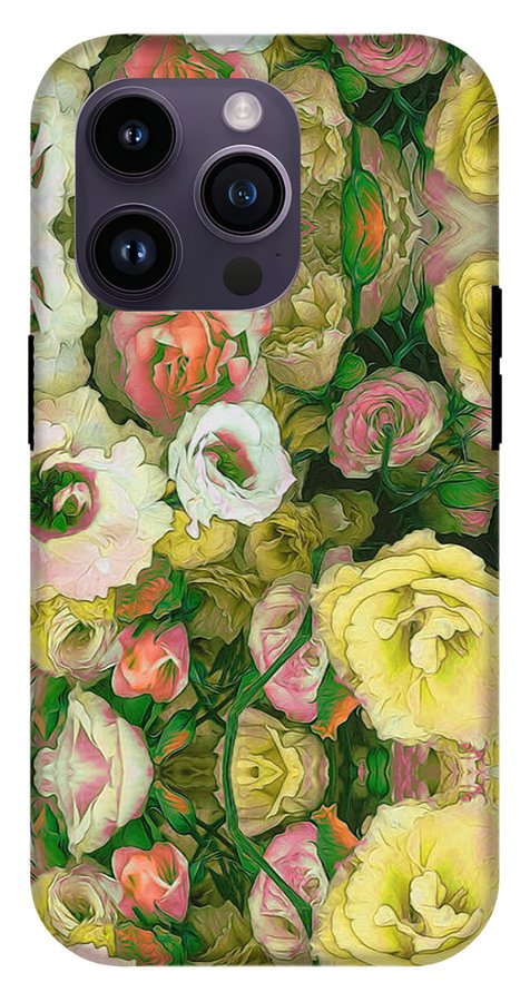 Yellow Flower Kaleidoscope - Phone Case