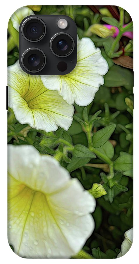 Yellow Petunias - Phone Case