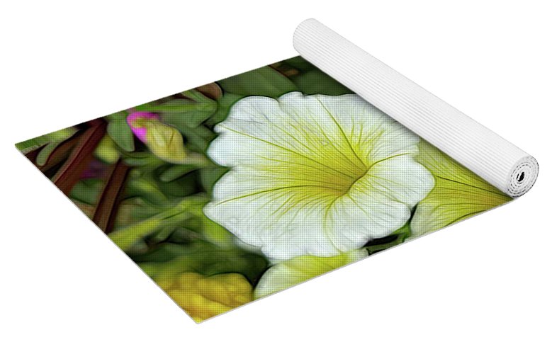 Yellow Petunias - Yoga Mat