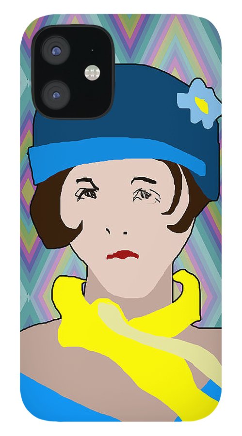 Yellow Scarf Girl - Phone Case