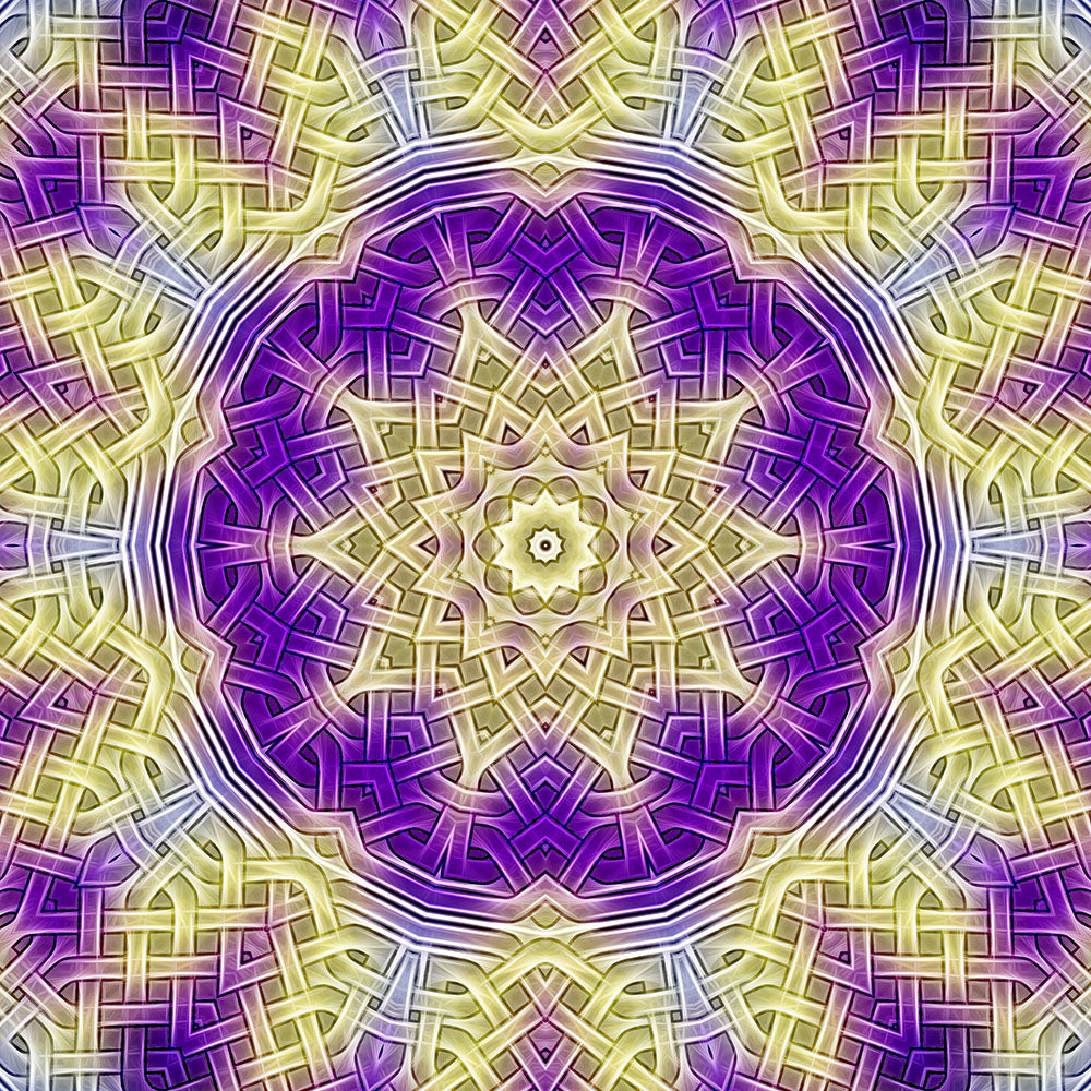 Yellow Celtic Weave Digital Image Download