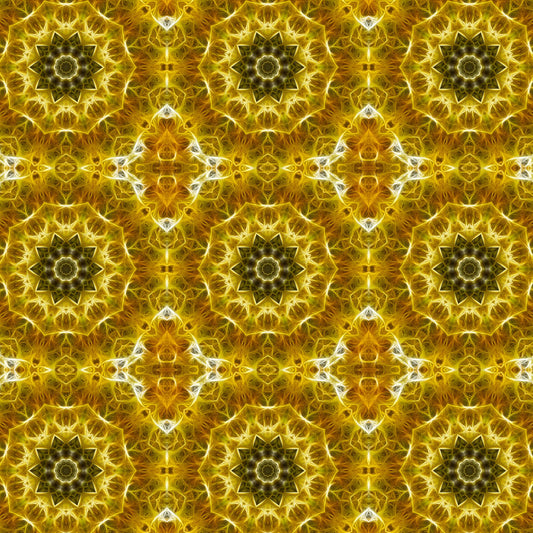 Yellow Gold Kaleidoscope digital Image Download